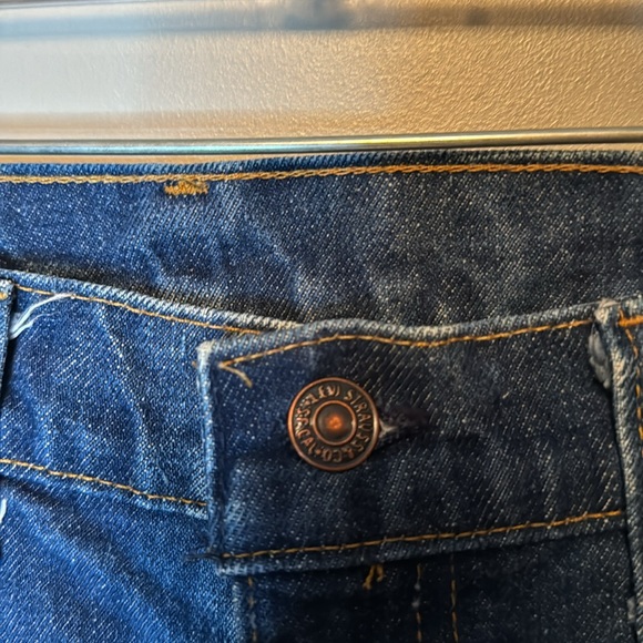 Vintage 80’s Levi’s 505 Orange Tab Denim Jeans Made in USA Size 34x32 - Picture 6 of 9